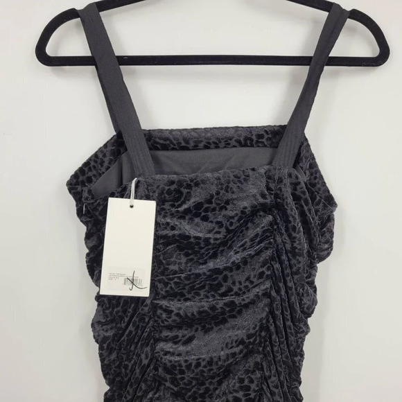 LIKELY Women's Leopard Burnout Alene Dress Black Size 4 NWT - Picture 5 of 10